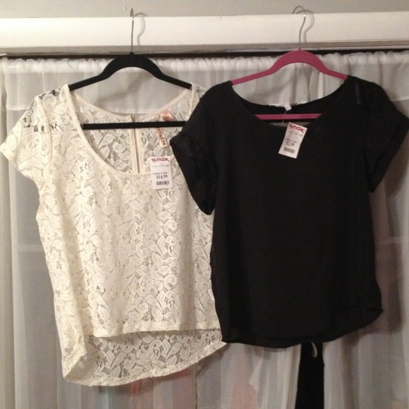 Bundle ! Cream n black tips