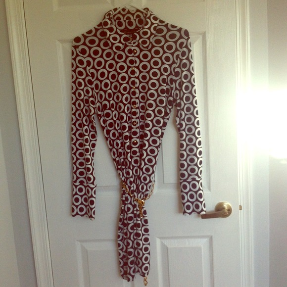 Chic navy blue & white dress!!!!