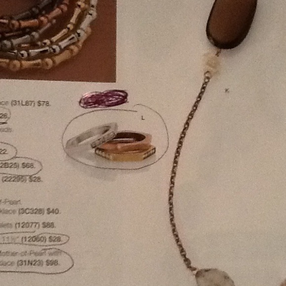 (Tri) set of three rings Lia Sophia - Picture 2 of 2