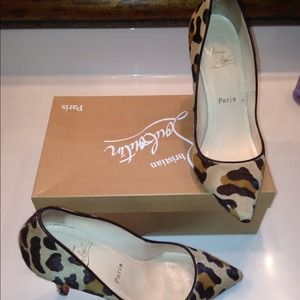 Christian Louboutin Pony Skin pump