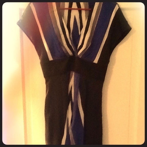 Express Dresses & Skirts - Express black/blue dress