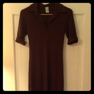 Body central brown dress