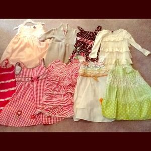 Toddler girls bundle dresses.  Size 3T and 4T.