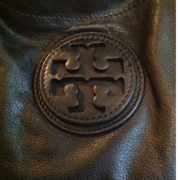 ❌SOLD❌ Tory Burch Marion Tote Black Leather - Picture 3 of 4