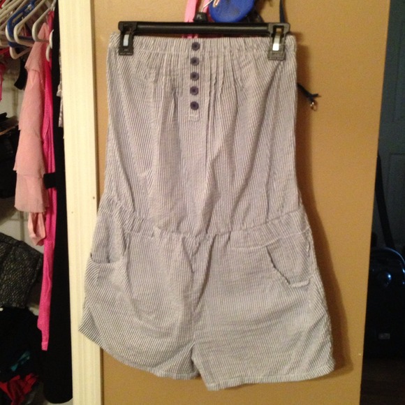 Seersucker romper