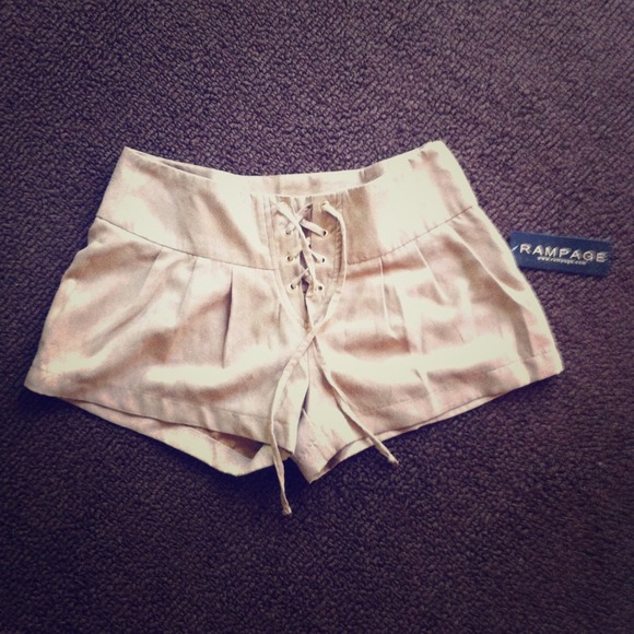 Rampage Faux sued pleaded shorts.