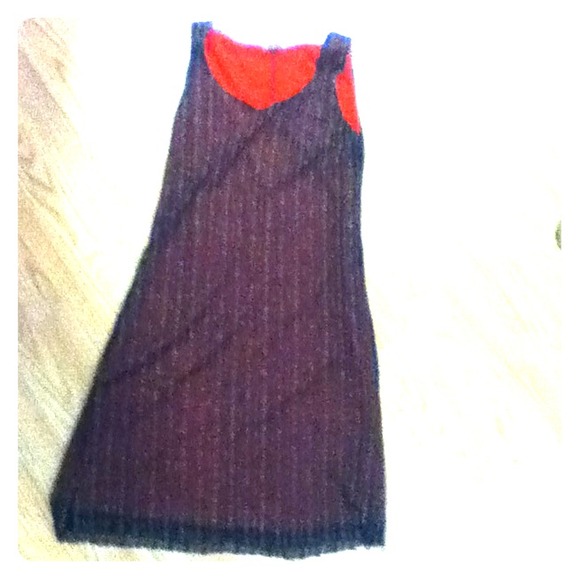 Black,Red,with Gold Stripe dress