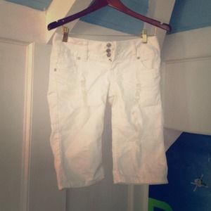 White ripped up short!