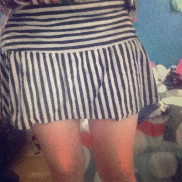 🌺Striped mini skirt,🌺