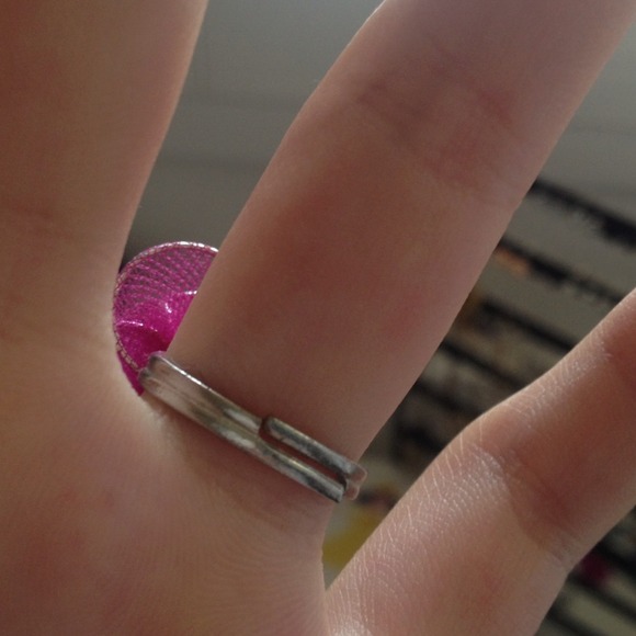 Pink Flower Ring - Picture 2 of 4