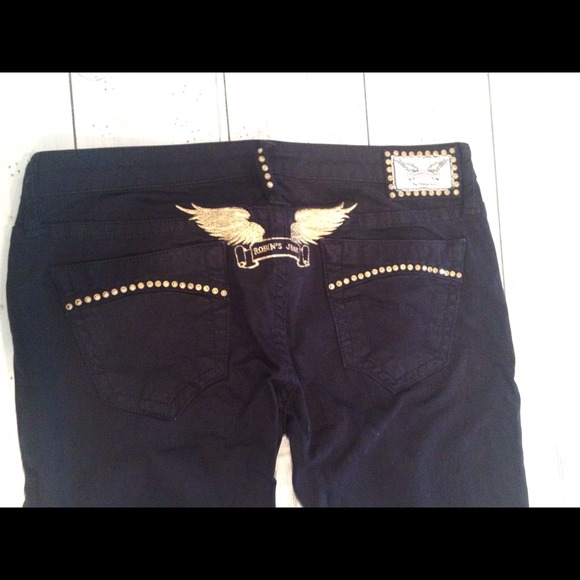 ROBIN Jeans Black size 31 straight leg jeans