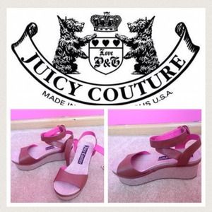 Juicy Couture platform sandals