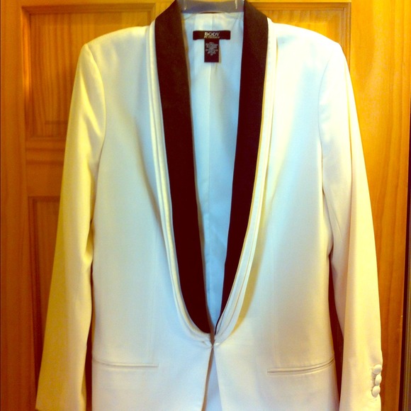 Victoria's Secret Jackets & Blazers - :RESERVED: VS White and Black Blazer
