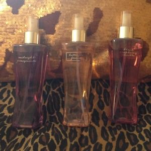 bath and body works set of 3 body sprays!!!