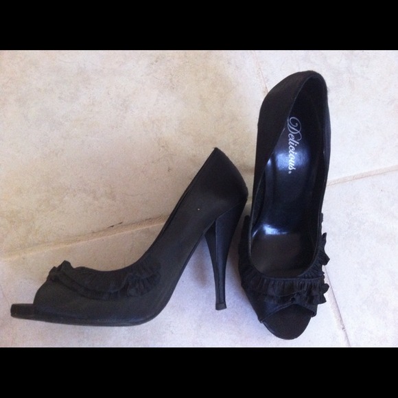 Delicious peep toe heels