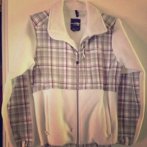Northface Plaid Fleece Jacket