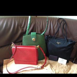 My first batch of lv & prada ;)