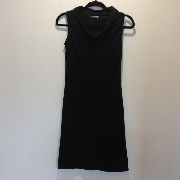 Like new! Black Career Dress with collar