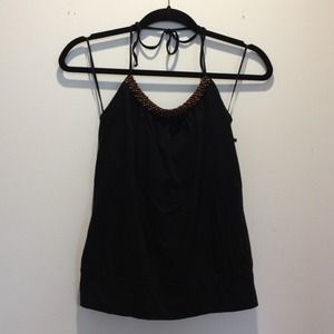 Like new! BR wooden beaded halter top