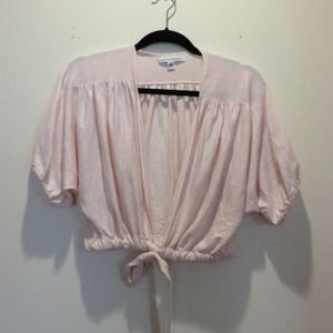 Pale pink BR shawl top