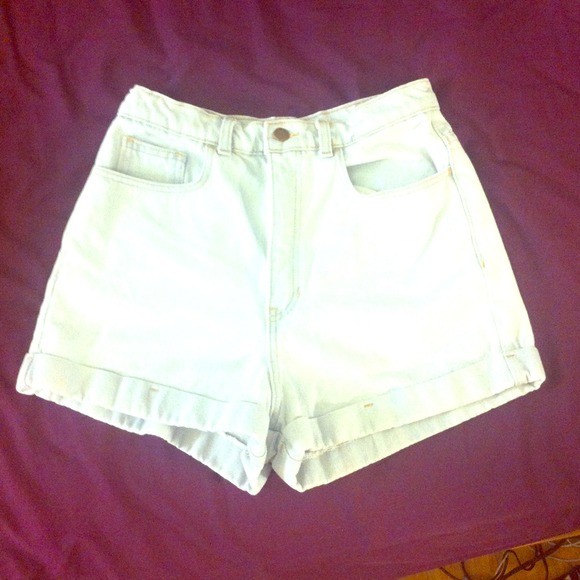 High waisted American apparel shorts
