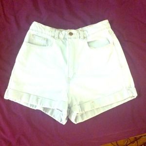 High waisted American apparel shorts
