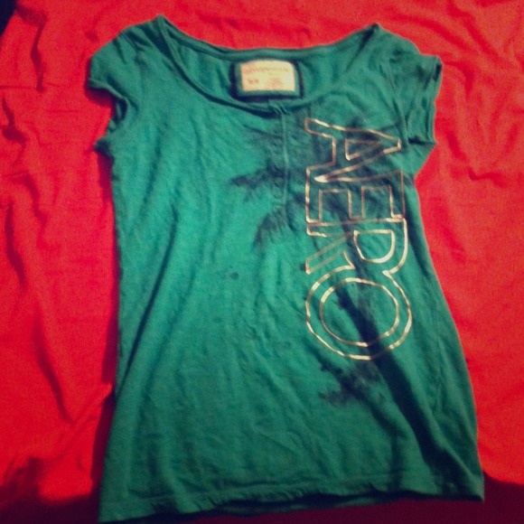 Blue Aeropostale shirt