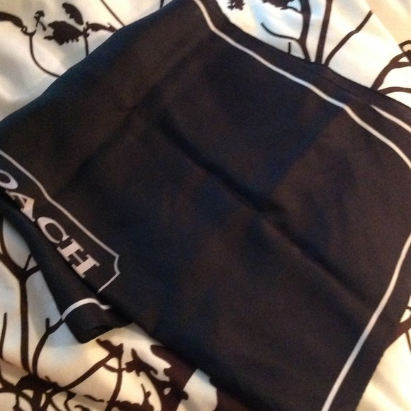 Coach silk scarf - Picture 2 of 2
