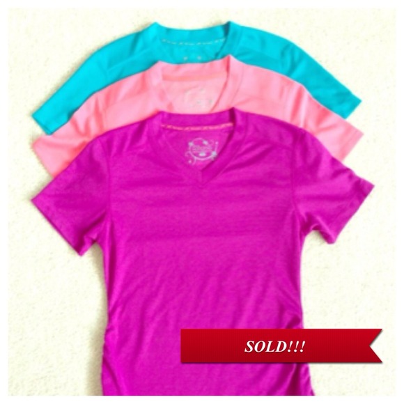 SOLD in bundle! 3 dri-fit workout top bundle