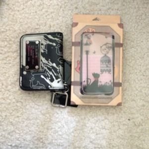 Bundle L.A.M.B. wallet and Le chat iPhone 5 case