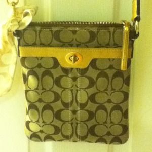 Coach cross body purse