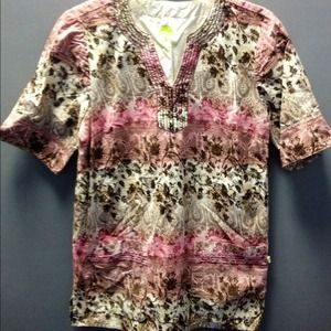 Healing hands scrub top