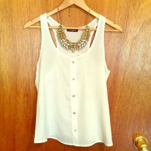 White Chiffon Top