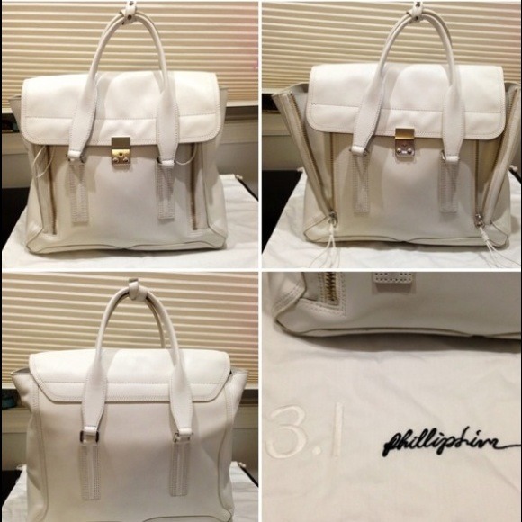 Authentic 3.1 Phillip Lim White Leather bag