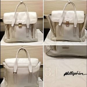Authentic 3.1 Phillip Lim White Leather bag
