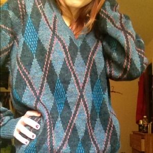 ⚡SOLD⚡Argyle sweater