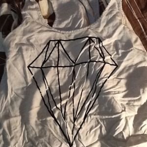 h&m diamond muscle tank