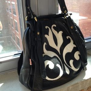 Blush B-Lush leather handbag