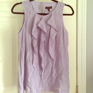 ✨NEW✨ Lavender Ruffled Top Size M