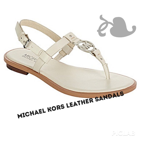 ❗SOLD❗Michael kors Vanilla leather sandals