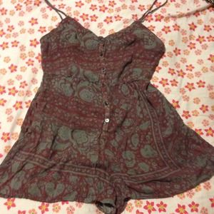 🚫HOLD🚫Ecote Boho Paisley Romper