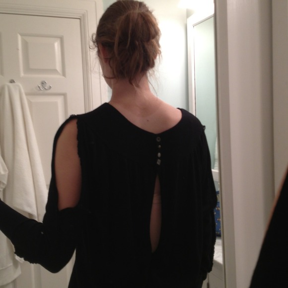 SOLD***Free People Slit Sweater