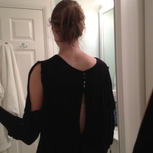 SOLD***Free People Slit Sweater