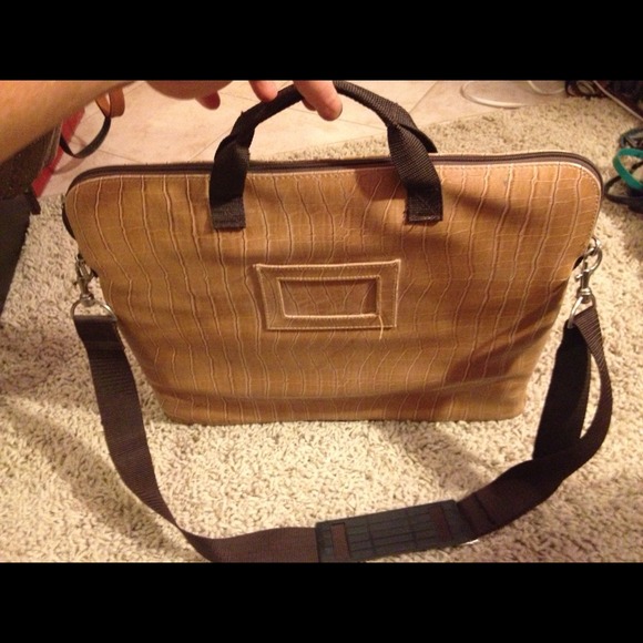 Cool light tan padded bag(briefcase)
