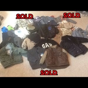Boys bundle 12-18 mths coats jackets hats sweaters