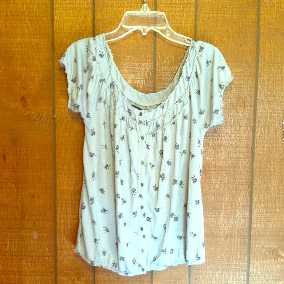 ⚡FLASH SALE ⚡American eagle grey top size small