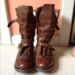Brown Leather Boot