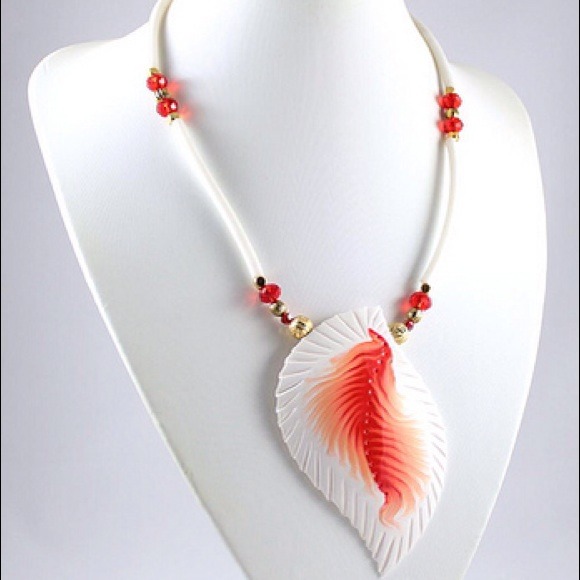 Handmade polymer necklace