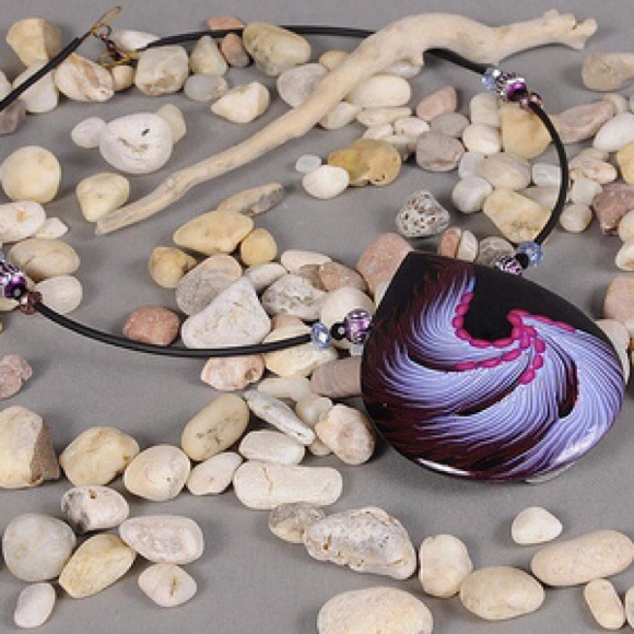 Handmade polymer necklace