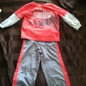 Puma child sweat suit